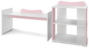 LORELLI Classic Трансформиращо се легло 82/190 см. MULTI БЯЛО/ORCHID PINK