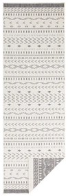 Сив и кремав килим на открито , 350 x 80 cm Kuba - NORTHRUGS