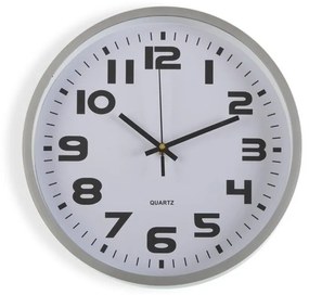 Стенен часовник Сребро Пластмаса (4,2 x 30,5 x 30,5 cm)