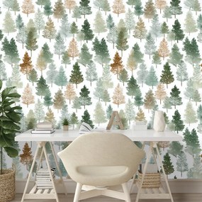 Тапет – Пъстроцветни горски дървета