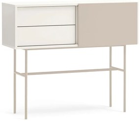 Светлосива и кремава конзолна маса 35x110 cm Nube - Teulat