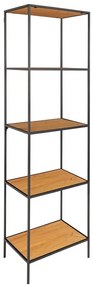 Етажерка за книги в дъбов декор в естествен цвят 51x170 cm Vita - House Nordic