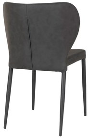 Тъмносиви трапезни столове в комплект от 4 броя Pisa - House Nordic
