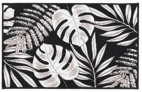 Черен килим подходящ за пране 50x80 cm Amber – douceur d'intérieur