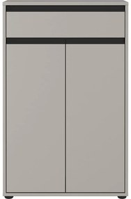 Сив висок шкаф за баня 63x98 cm Lemont – Germania