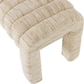 Бежова подплатена пейка от прежда с примки от букле Frex – WOOOD