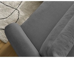 Сив ъглов диван Aden – Bobochic Paris