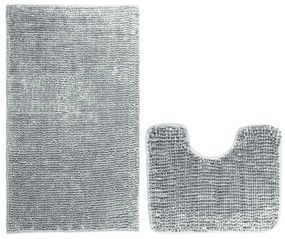 Комплект от 2 сиви постелки за баня Bati - AmeliaHome