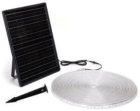 Aigostar - LED RGB соларна лента 20W/3,2V, 20 м, IP65, димер + дистанционно