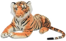 80163 vidaXL Плюшена детска играчка тигър кафява XXL