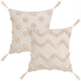 Декоративни възглавници в комплект от 2 броя броя 45x45 cm Natural - Casa Selección