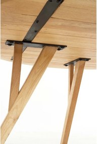 Кръгла трапезна маса от масивно манго ø 120 cm Quenza – Light &amp; Living