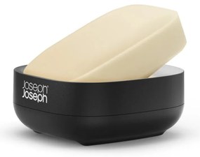 Черна пластмасова сапунерка Slim – Joseph Joseph