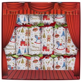 Коледни крекери в комплект от 6 броя Toy Town - Robin Reed