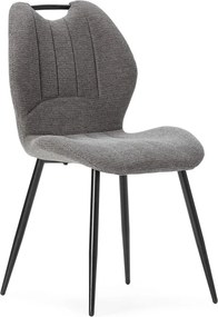 Сиви трапезни столове в комплект 4 бр. Muli – Marckeric