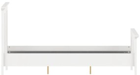 Бяло двойно легло 140x200 cm Paris – Tvilum