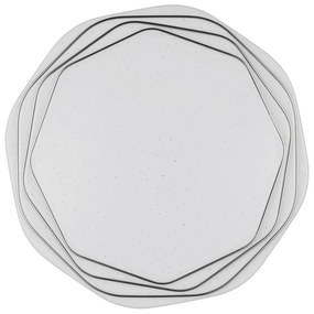 Бяло LED осветително тяло за таван ø 38 cm Dizzy – Trio