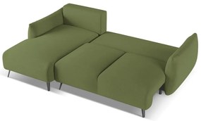 Зелен ъглов диван (ляв ъгъл) Malie – Makamii