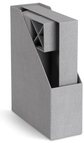 Картонени органайзери в комплект от 4 бр. Hugo Canvas Paper Laminate – Bigso