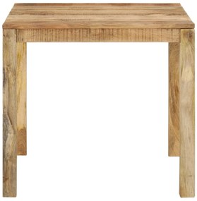 246704 vidaXL Трапезна маса, мангово дърво масив, 82x80x76 cм