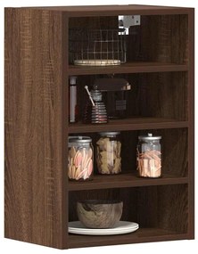 854181 vidaXL Висящ шкаф "Рига", кафяв дъб, 40x29,5x60 см, инженерно дърво
