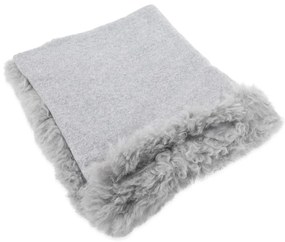 Одеяло от вълна и кожа 140x180 cm - Native Natural