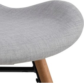 Sada 2 světle šedých jídelních židlí Actona Batilda