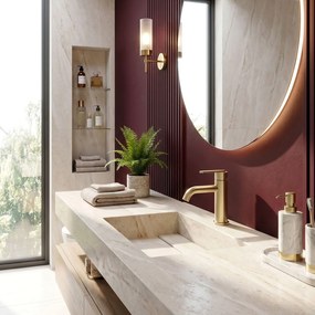 Смесител за баня Rea Ontario Brush Gold