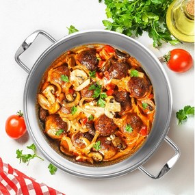 Касерола от неръждаема стомана с капак 4,3 l Venice – Orion