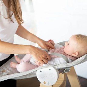 Стол за хранене в светлосив и естествен цвят Style Born Up 2in1 – Roba