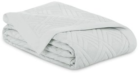 Светлосиво капитонирано покривало за легло от микрофибър 220x240 cm Ophelia – Restilo