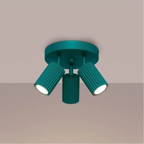 Brilagi - LED точково осветително тяло CRESTO 3xGU10/10W/230V тюркоаз