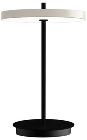 Черно-бяла метална LED настолна лампа с метален абажур (височина 31 cm) Asteria Move – UMAGE