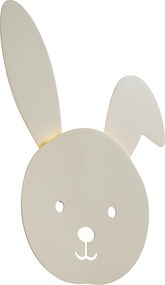Детска стенна лампа бежова с LED 3-степенно димиране - Benny the Bunny