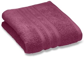 Тъмнорозова памучна хавлиена кърпа от тери 70x120 cm Zero Twist – Catherine Lansfield