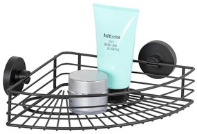 WENKO 24735100-Кръгла полица VACUUM-LOC, черна, 35x22,5 cm