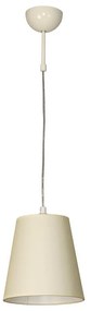 Пендел РЕЙНБОУ, ø200, крем, абажур Шинц Крем, 1xE27