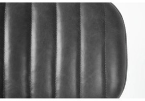 Черен трапезен стол Jake Worn - White Label