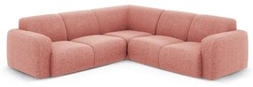 Розов ъглов диван (променлив/L форма) Molino – Micadoni Home
