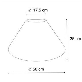 Абажур 50 / 17,5 / 25 бежов