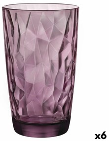 Чаша Bormioli Rocco Diamond Лилав Cтъкло (470 ml) (6 броя)