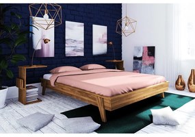 Дъбово двойно легло 160x200 cm Retro - The Beds