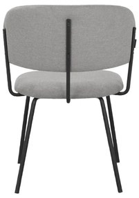 Сиви трапезни столове в комплект от 2 бр. Claudia – Støraa