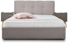 Тапицирано легло Famous-Gkri Anoixto-150 x 200-Χωρίς μηχανισμό ανύψωσης