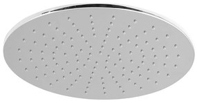 Месингова душ глава в лъскаво сребристо ø 30 cm – Sapho