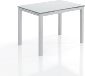 Сгъваема маса за хранене със стъклен плот 70x110 cm Fast - Tomasucci