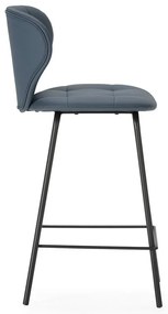 Тъмносиви бар столове в комплект от 2 бр. (височина на седалката 67 cm) Maura – Marckeric