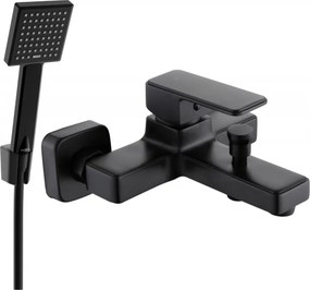 Mexen Cetus R45 батерия за вана със спрей комплект, черен - 74433R45-70