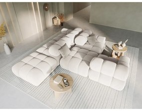 Бежов кадифен модулен диван 282 cm Bellis – Micadoni