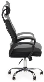 Ергономичен офис стол в черно